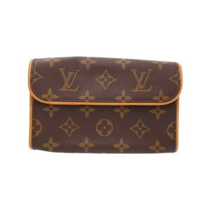 Louis Vuitton Monogram Leather Brown Pochette Florentine Waist Pouch
